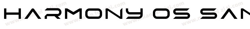harmony OS sans SC6字体转换